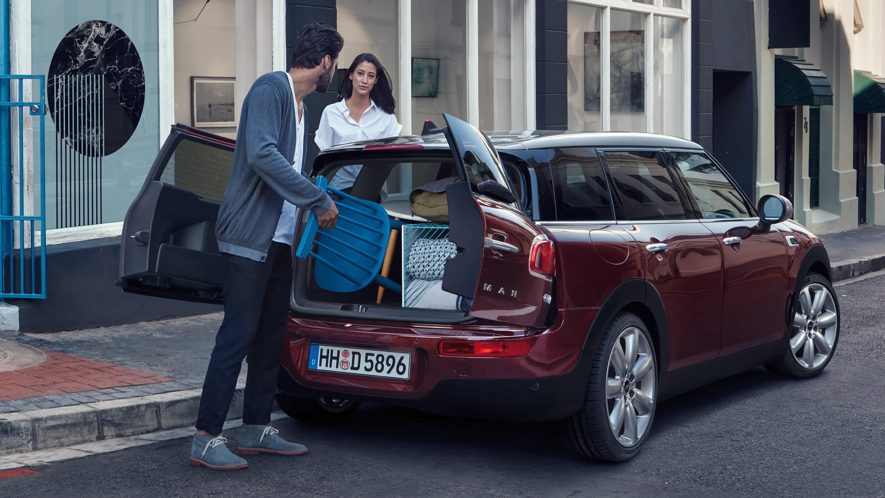 נפח תא מטען של MINI Clubman